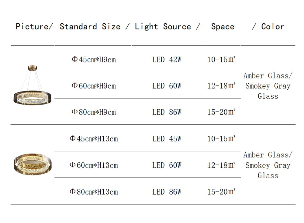 Mak Plafonnier Crystal Pendant Light