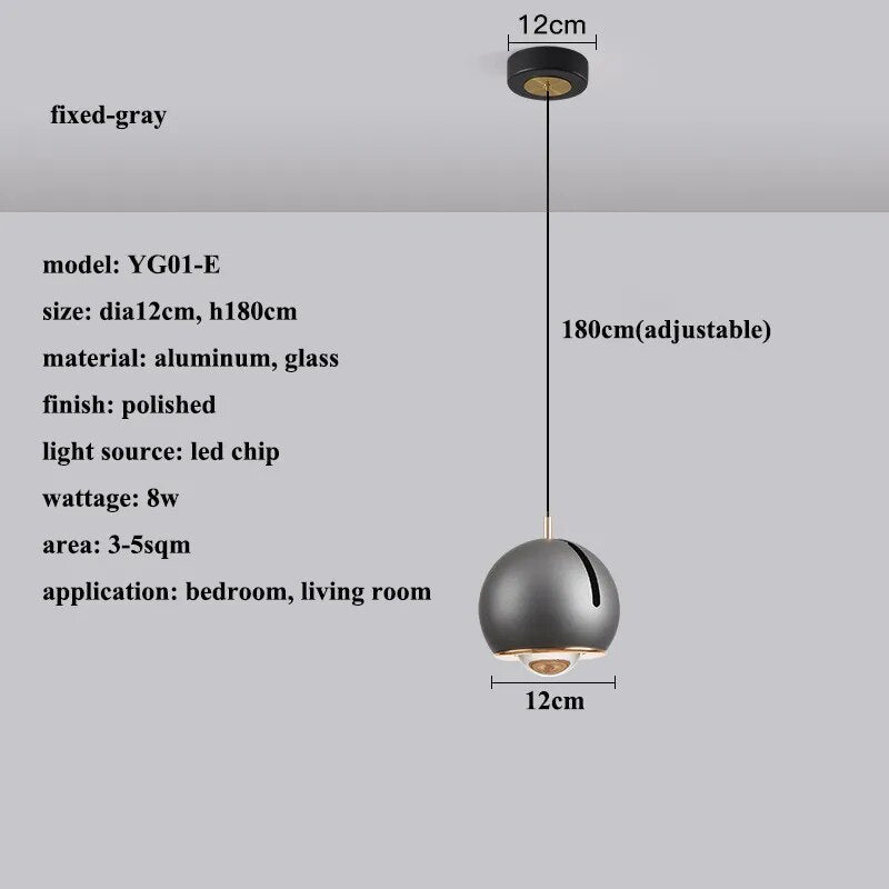 Tirila Modern Adjustable Angle Led Pendant Light