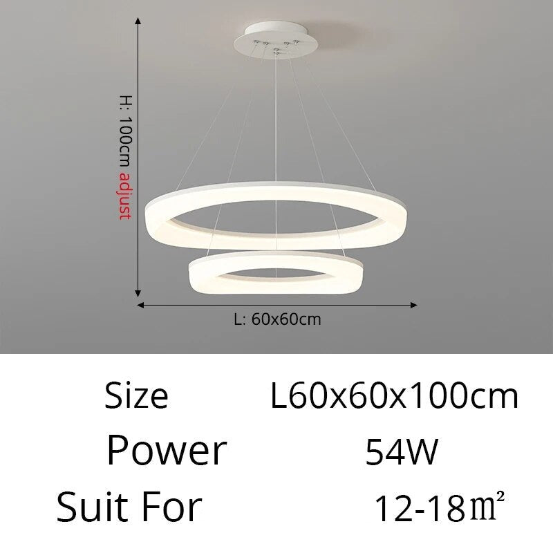 Qiyi Nora Elegant LED Pendant Lights