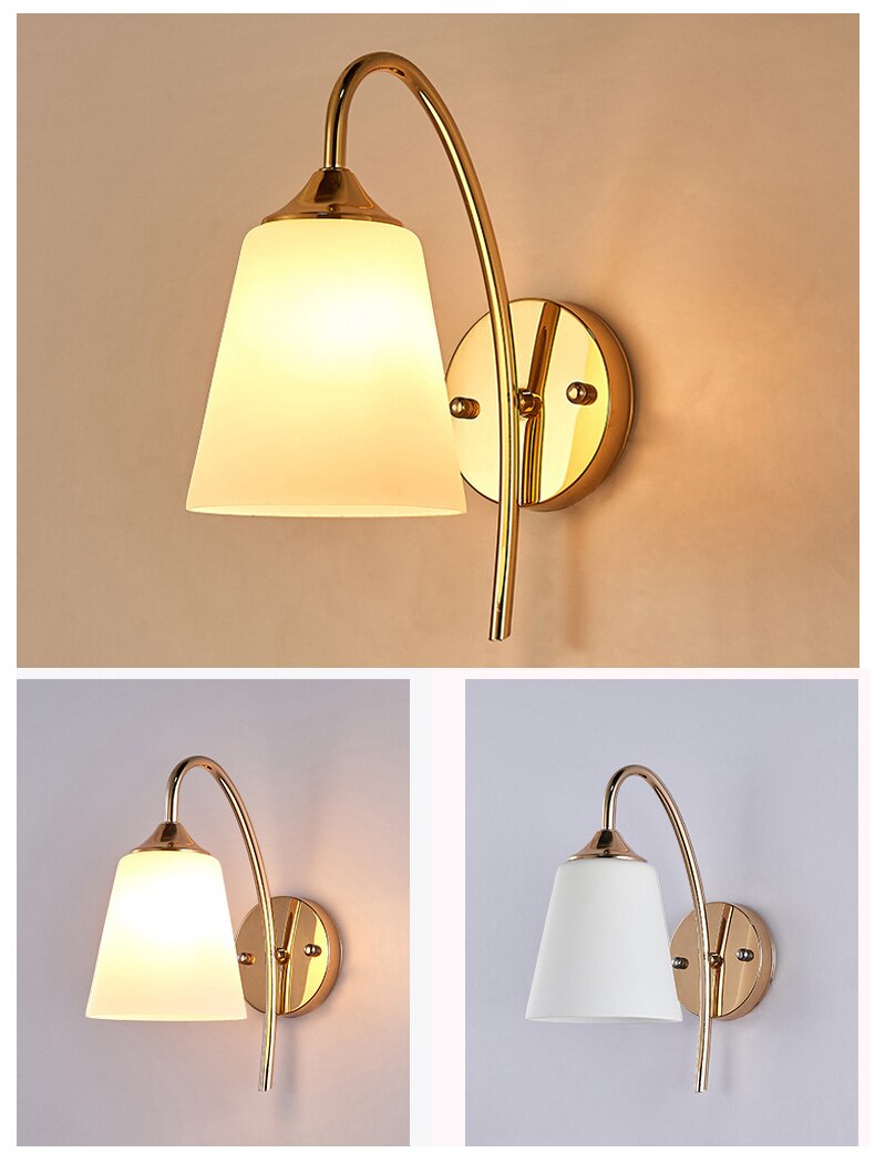 Oud Lea Black Gold Wall Lamp