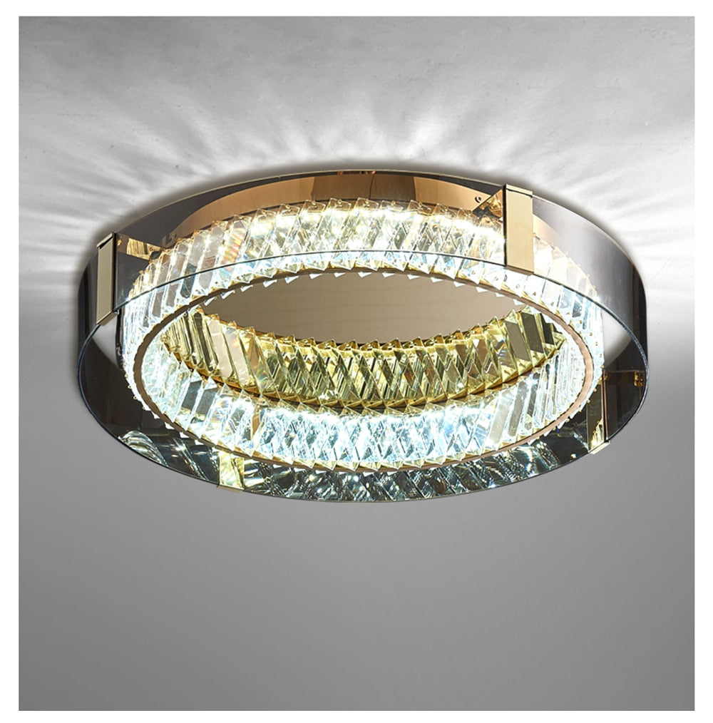 Mak Plafonnier Crystal Pendant Light