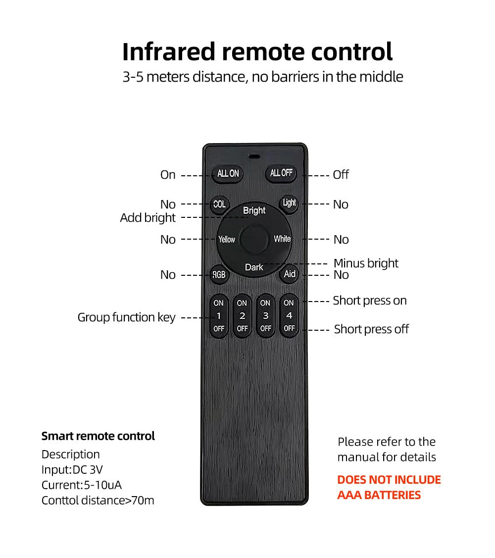 IIS Minimalist Wall Lamp Dimmable  Black White Square Sconces