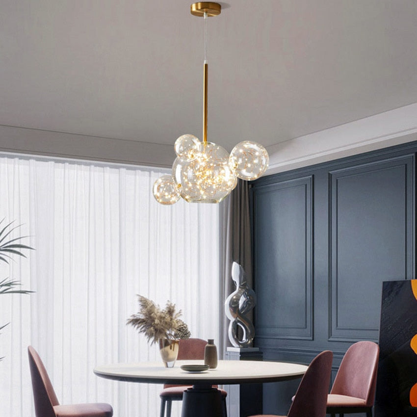 Runa Elegant Glass Pendant Lights