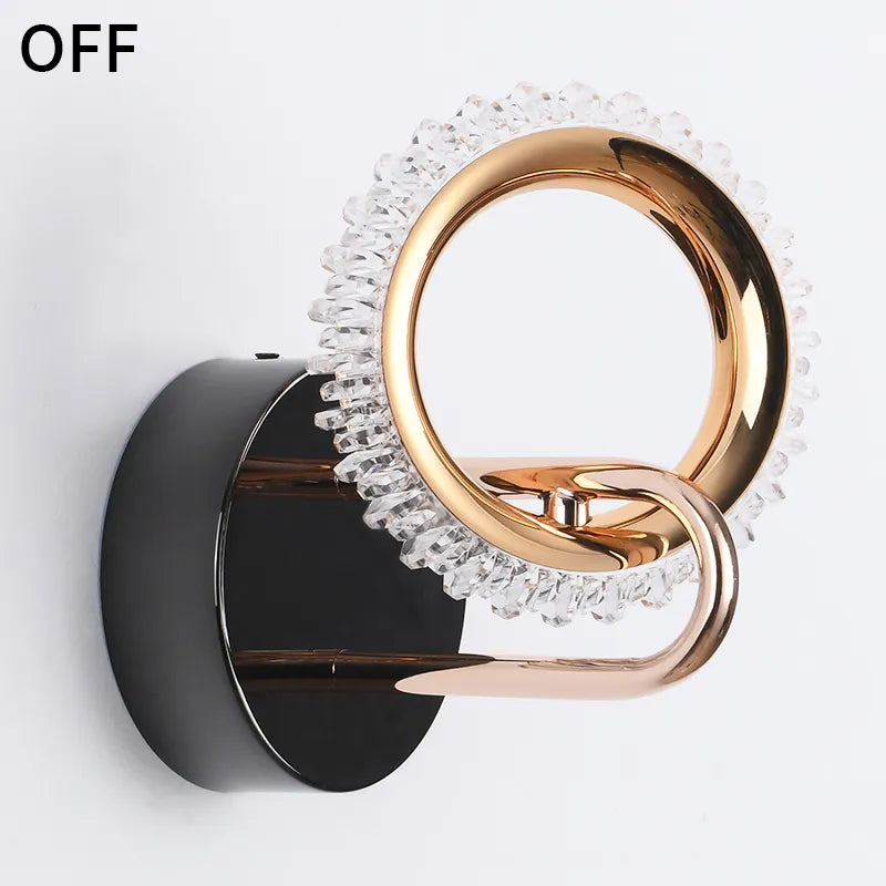 Modern Crystal LED Wall Lamps