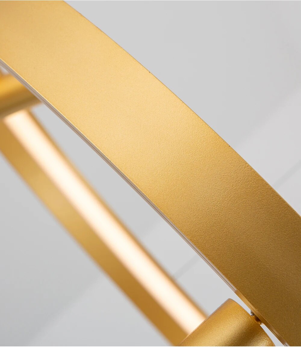 Ylk Black/Gold Spotlight Chandelier