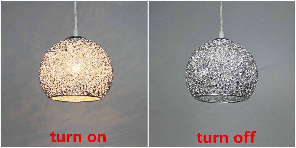 HEN Aerin Spherical Aluminum Wire Pendant Lights Color Macaron Suspension Luminaire