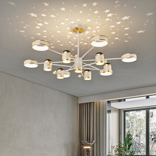 Nordic Starry Ceiling Chandelier Light