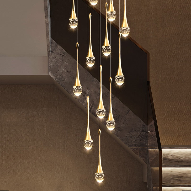 Ylk Water-Drop LED Chandelier