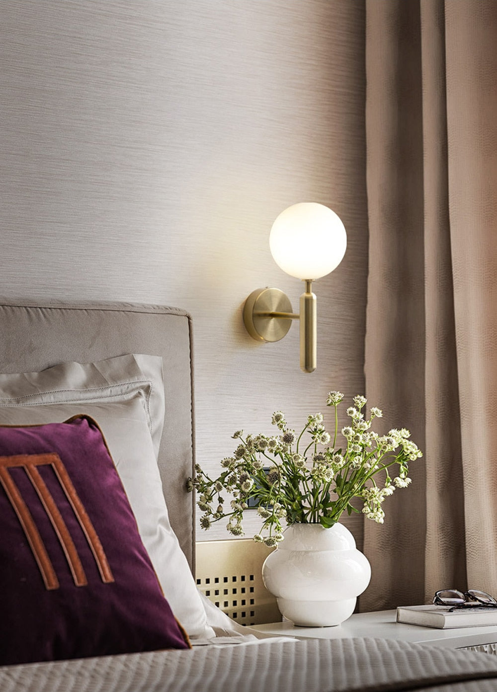 Wad Nordic Glass Balcony Light