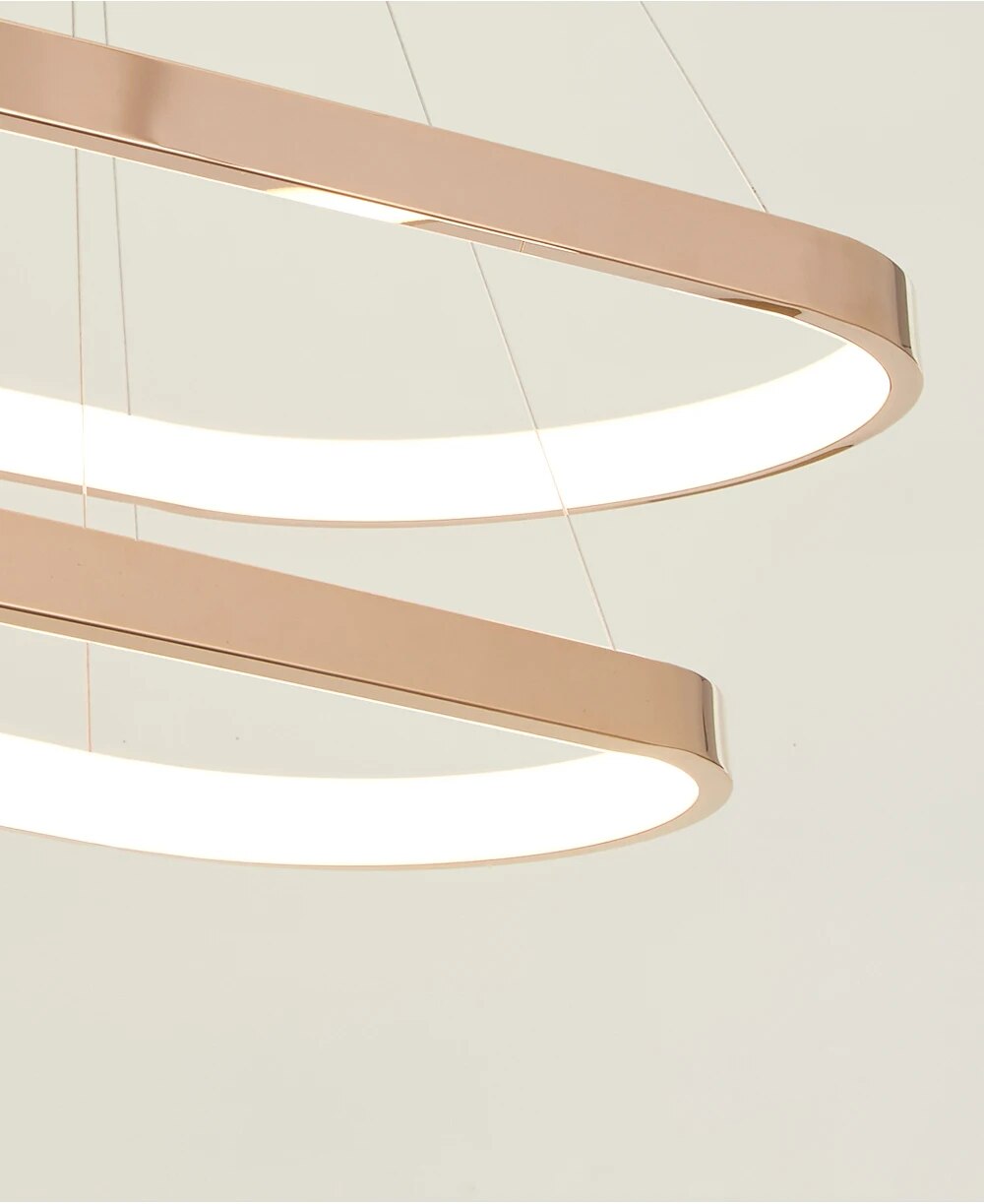 Ylk Rose Gold Pendant Light Fixture