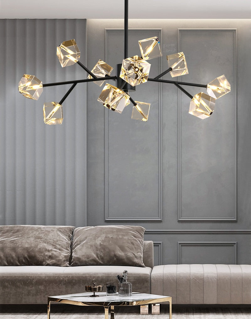 Ylk Thea Crystal Pendant Light
