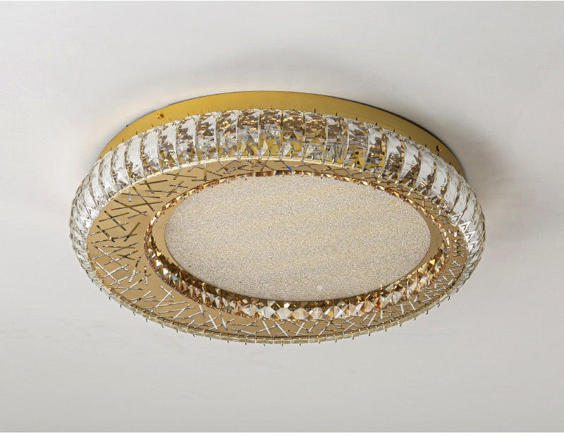 Ylk Luxury Gold Crystal Chandelier