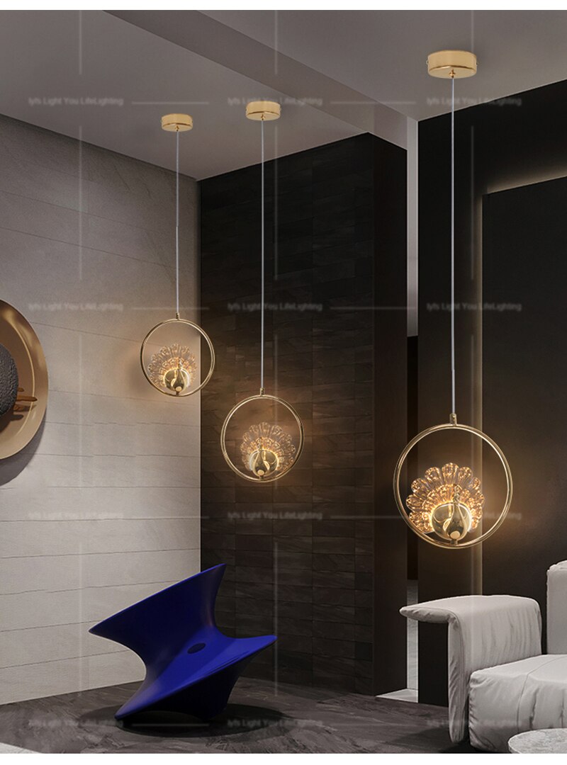 Lyf Peacock Lustre Pendant Light