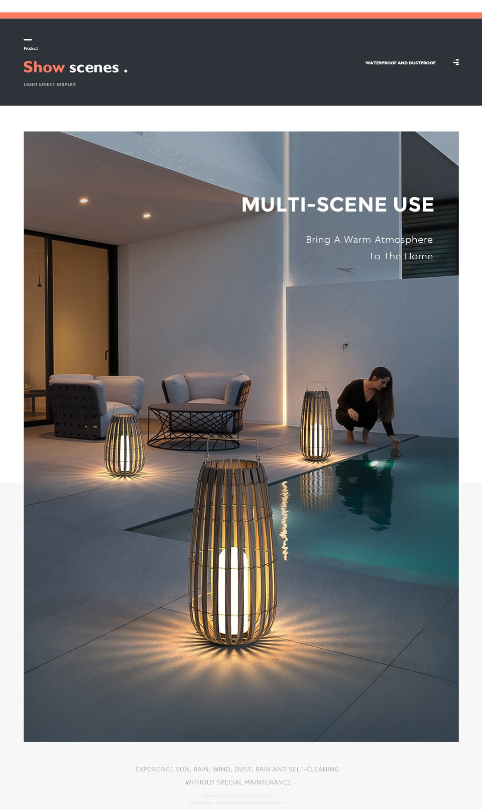 Vz Miha Waterproof Outdoor Landscape Lamps