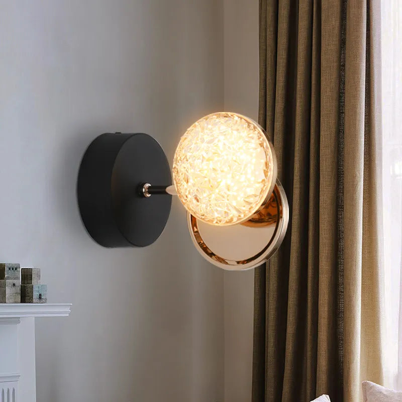 Modern Crystal LED Wall Lamps