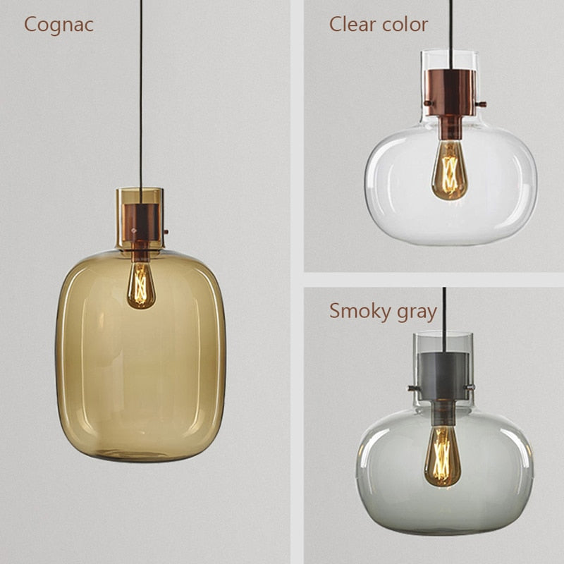 Wad Jar Vintage LED Pendant Light