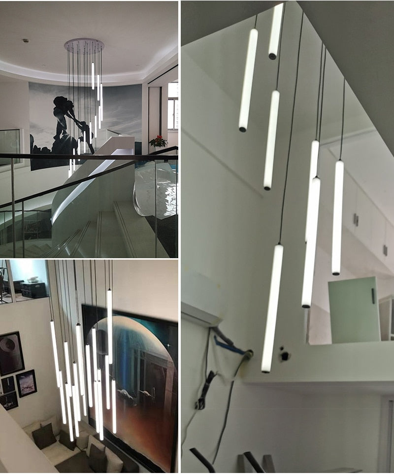 Ylk Tube Modern LED Chandelier