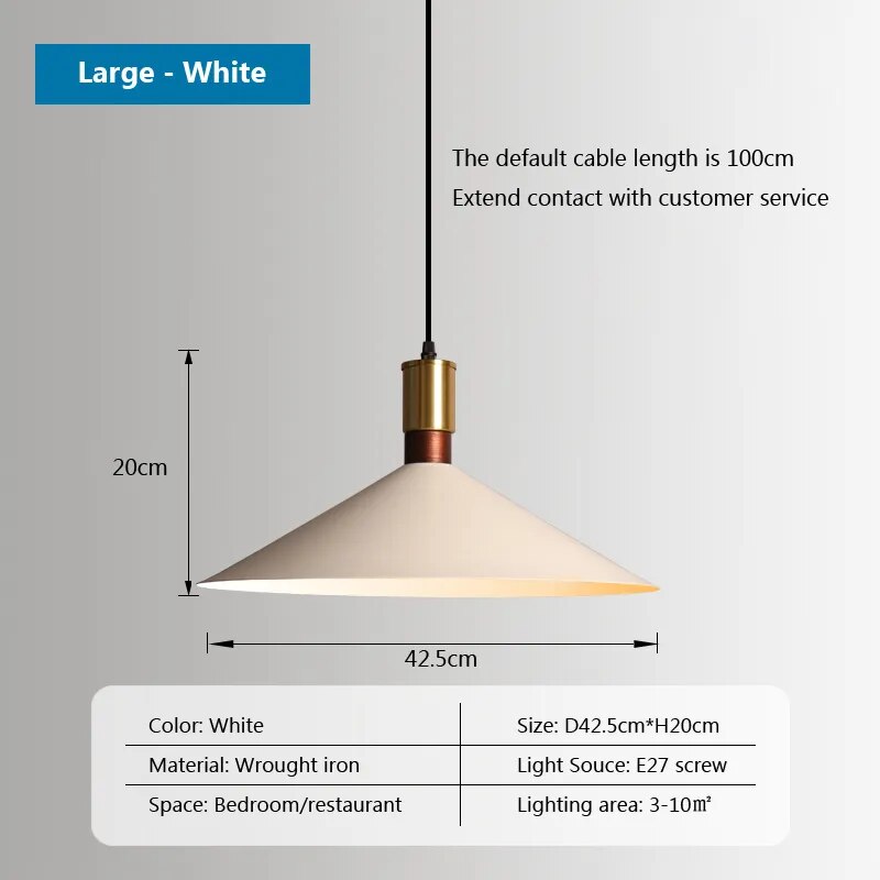 Nordic Industrial retro loft simple Hanging Light