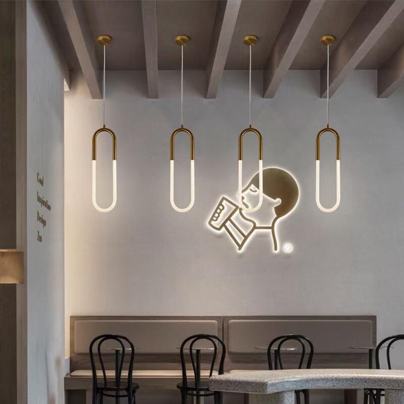 Oud Vitt Minimalist Gold Pendant Light