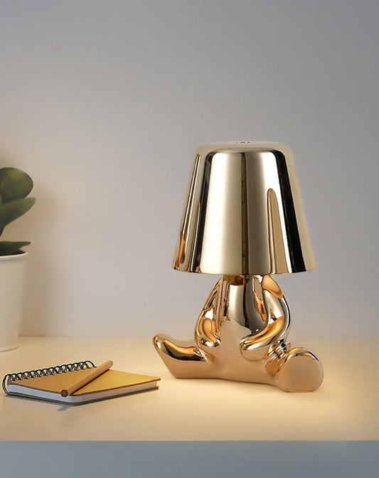 PQ Golden/Silver Statuette LED Aluminum