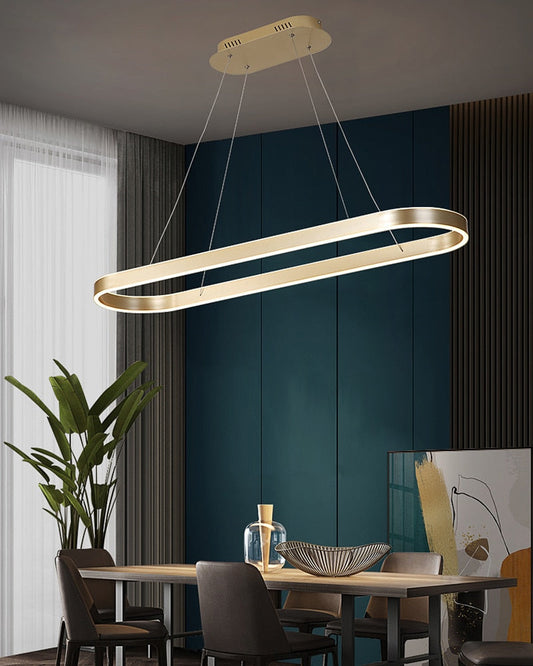 Ylk Oval Design Modern Chandelier