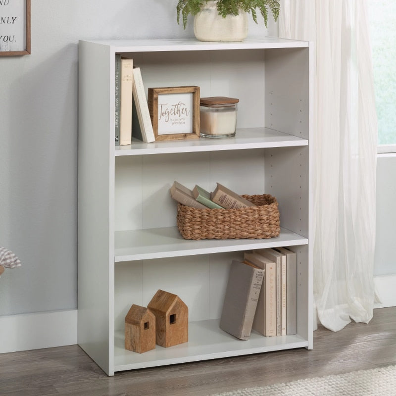 Linde - Wood Shelves Living Room Shelves Display Shelves 3 Shelf Bookcase