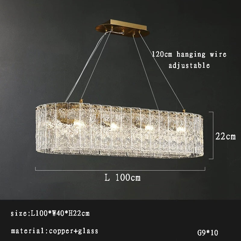 Privet Creative Glass Pendant Lamp