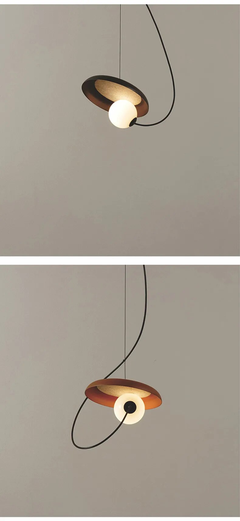 Modern Nordic Magnet Adjustable Pendant Light