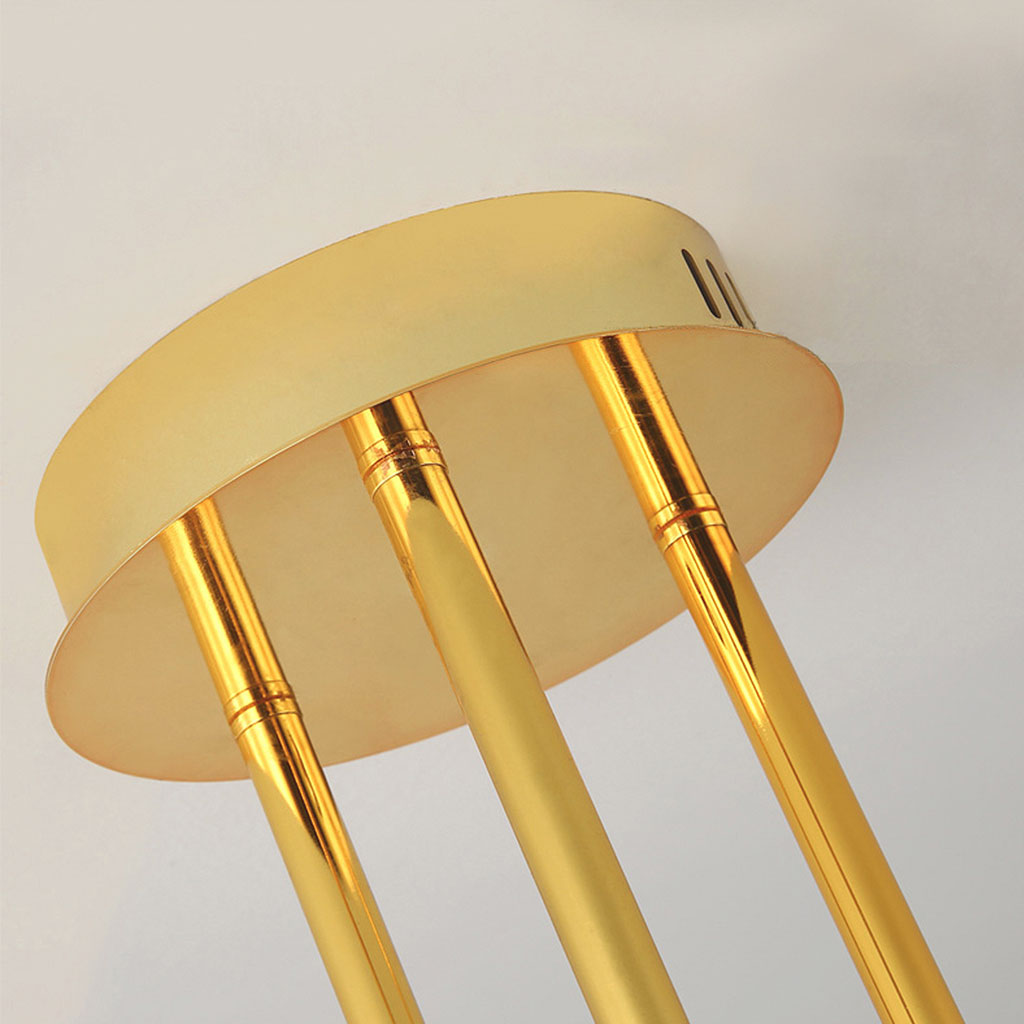 Semi Flush Glass Ball Chandelier Ceiling Light