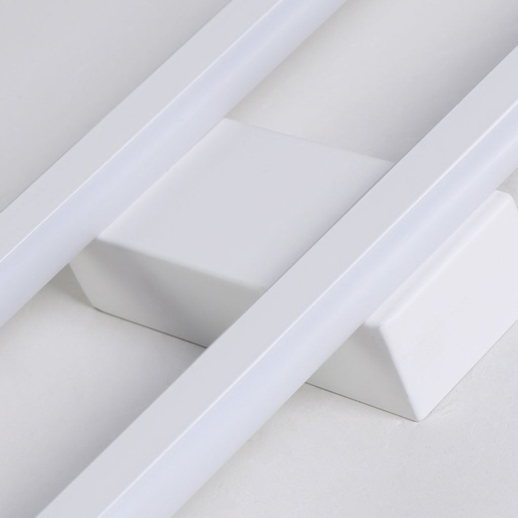 Semi-Flush Mount Ceiling Light  Minimalist Dual Bar Linear LED, 3 Colors