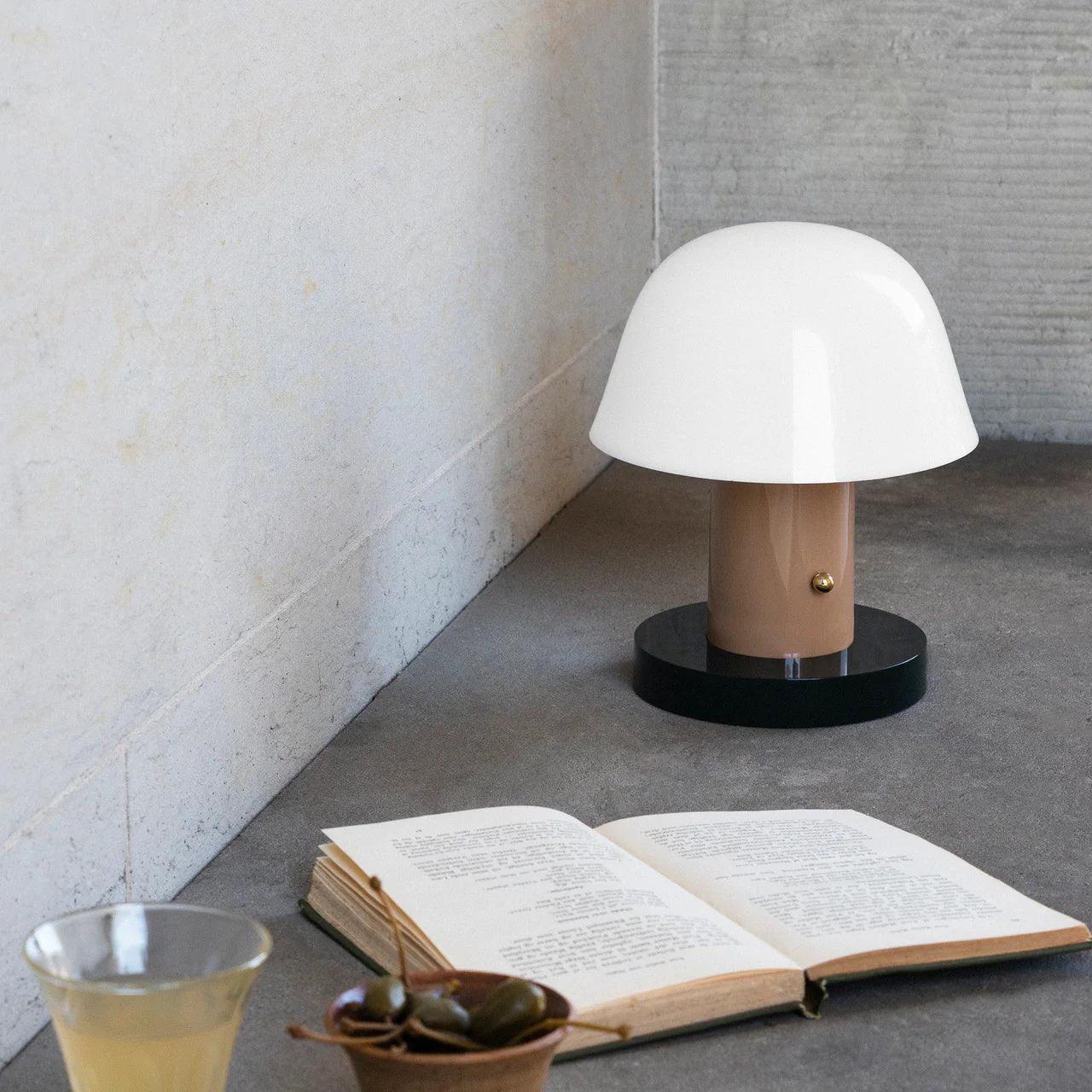 Mushroom Bliss Cordless Table Lamp