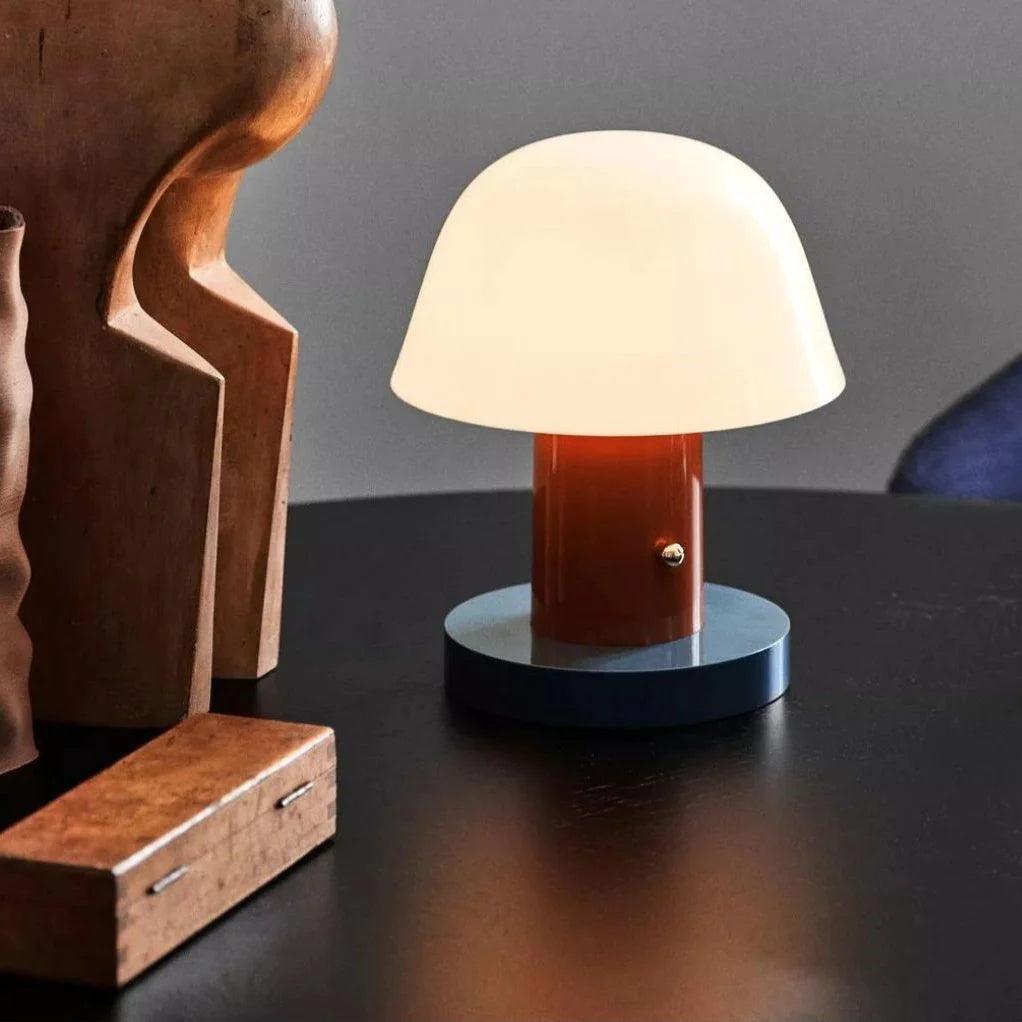 Mushroom Bliss Cordless Table Lamp
