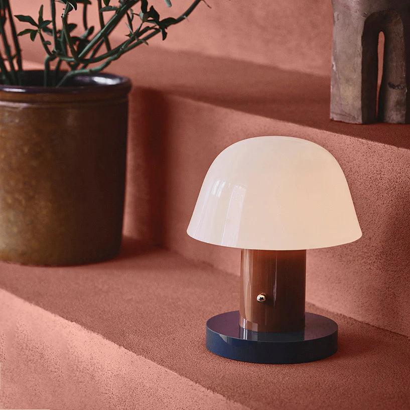 Mushroom Bliss Cordless Table Lamp