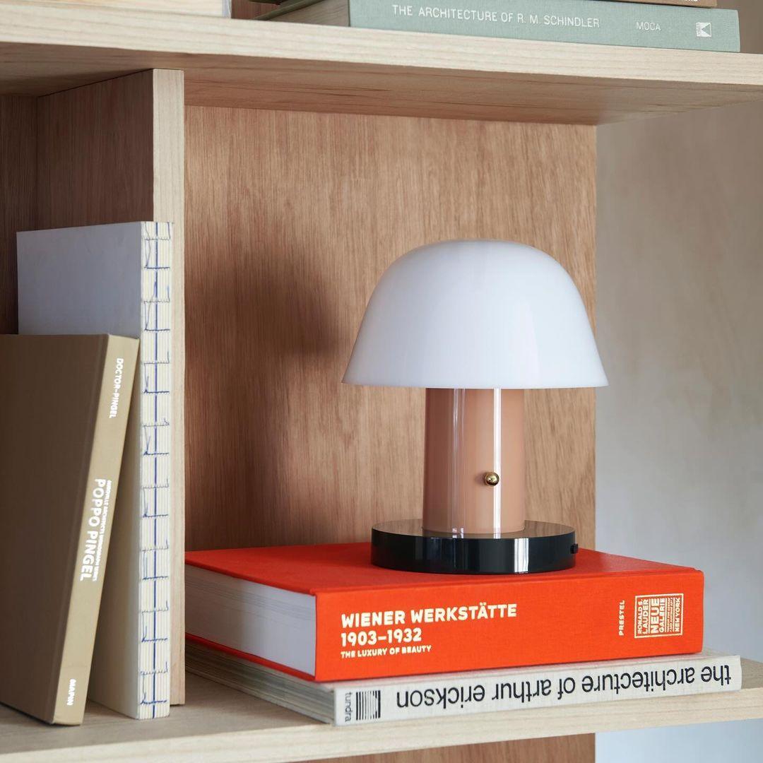 Mushroom Bliss Cordless Table Lamp