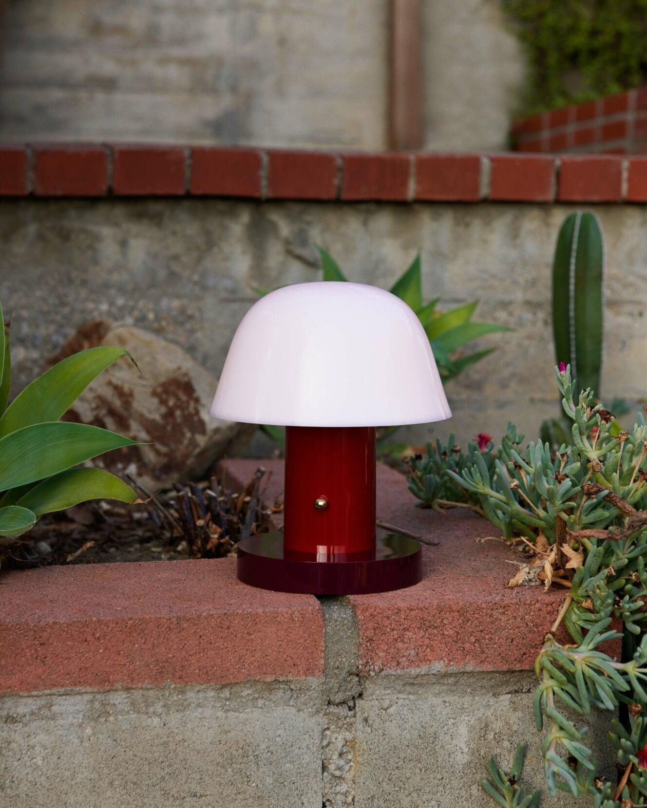 Mushroom Bliss Cordless Table Lamp