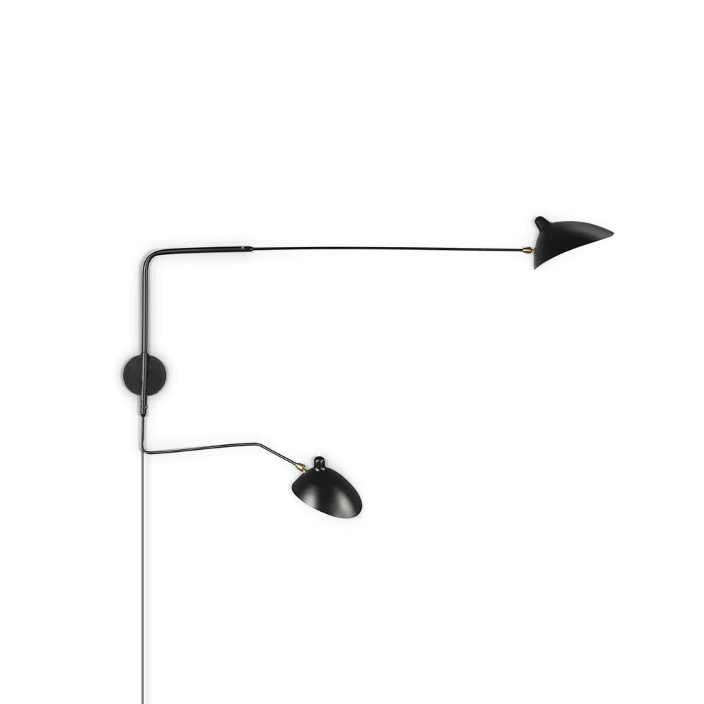 Serge Mouille Plug In Wall Lamp