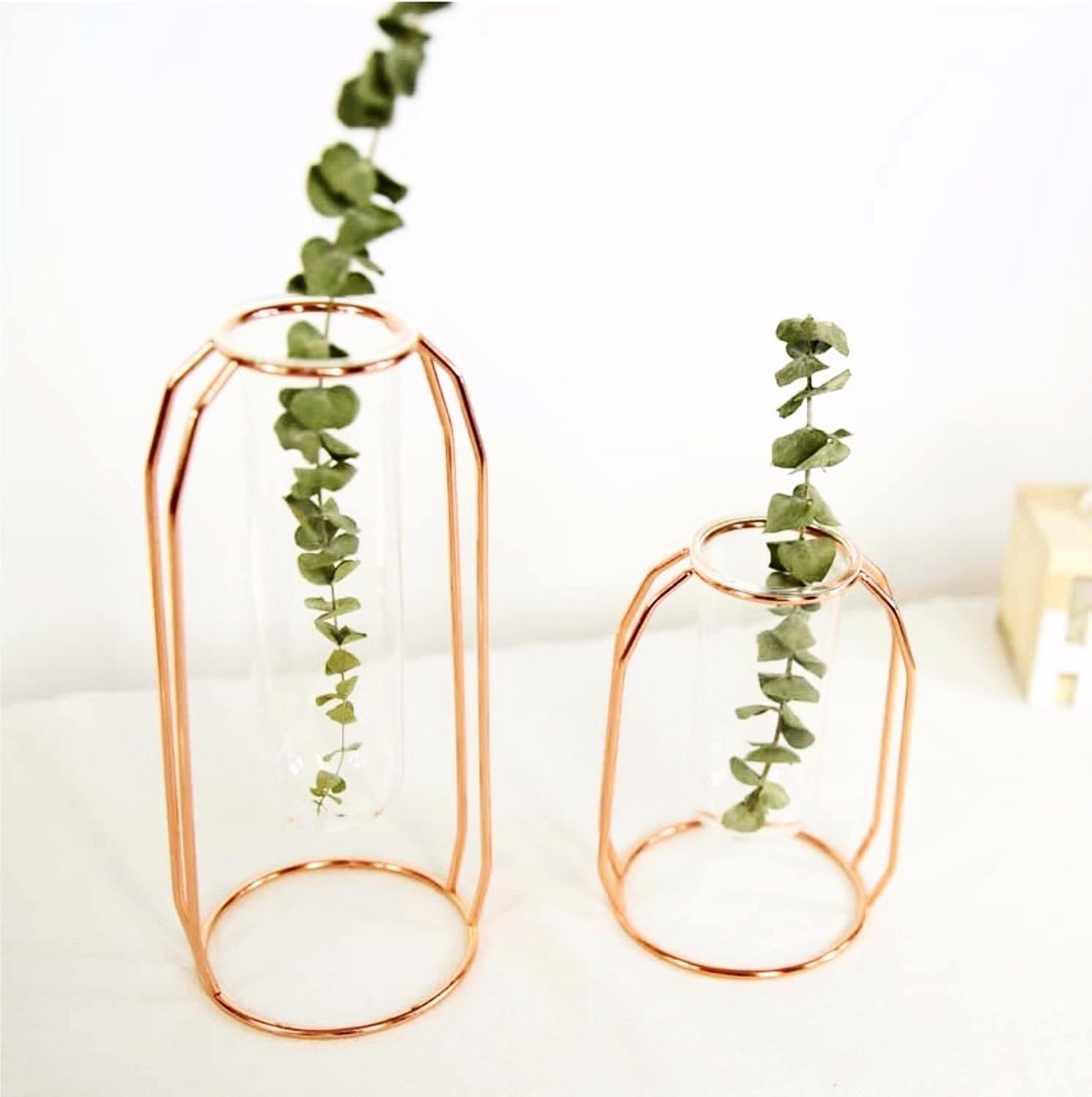 Glass & Iron Vase - Nordic Side - 