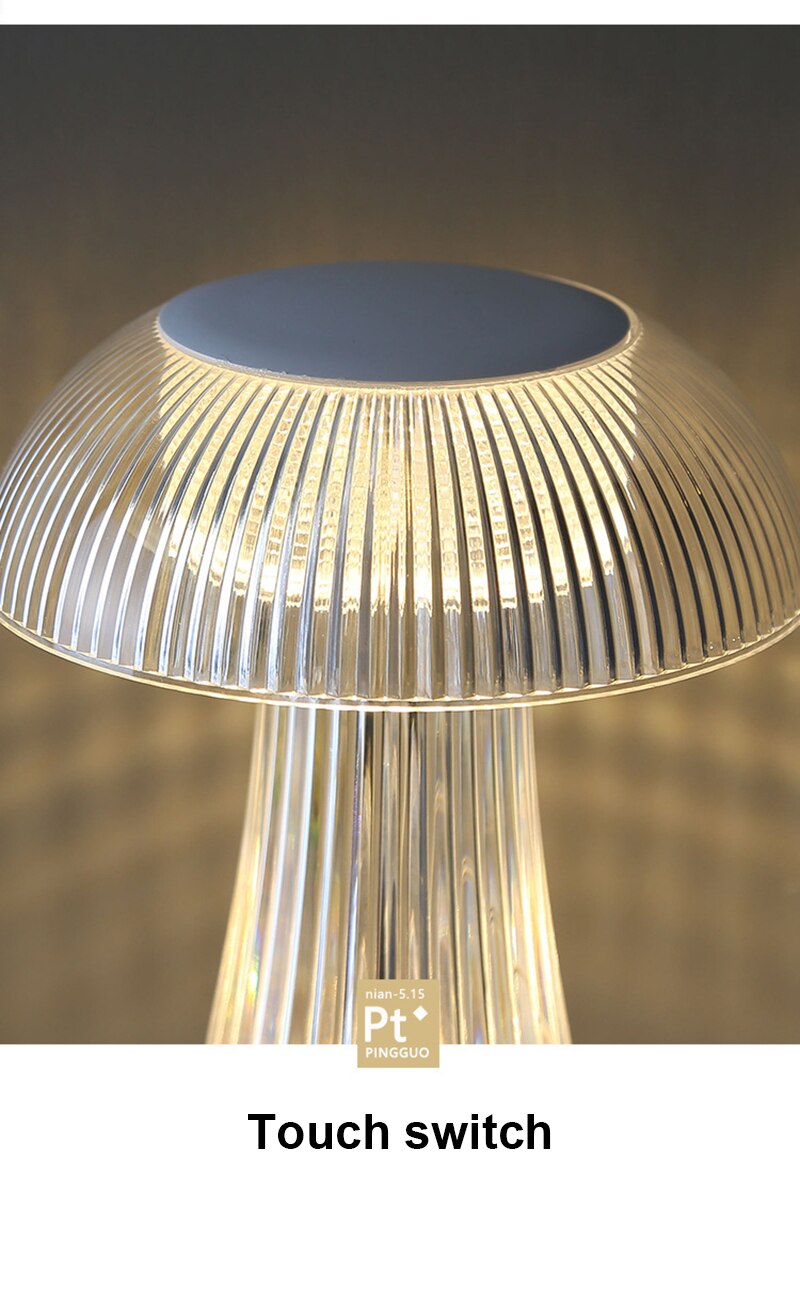 BAN Jellyfish lampshade LED night light table lamp