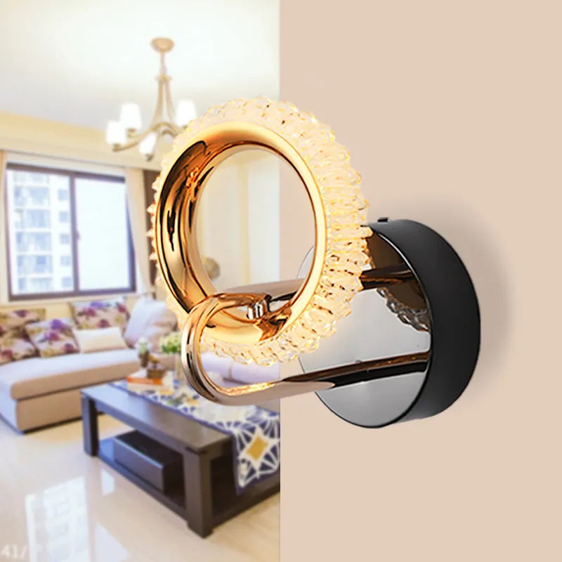 Modern Crystal LED Wall Lamps