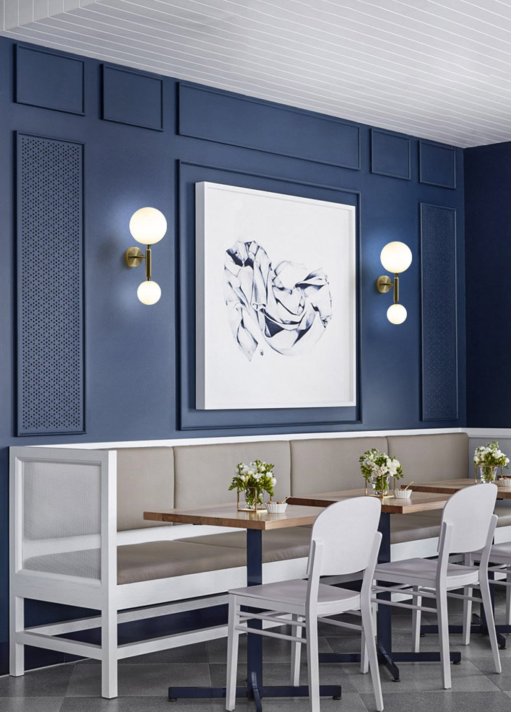 Wad Nordic Glass Balcony Light