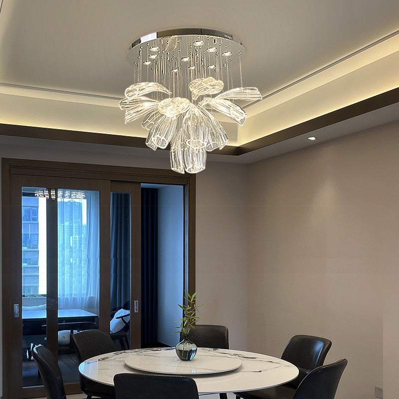 Ylk Luxury Crystal Chandelier Lamp