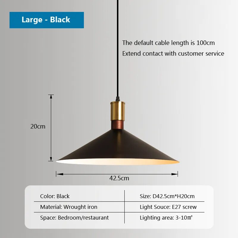 Nordic Industrial retro loft simple Hanging Light