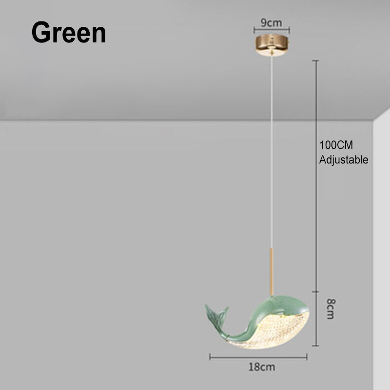 BAN Whale Modern LED Pendant Light
