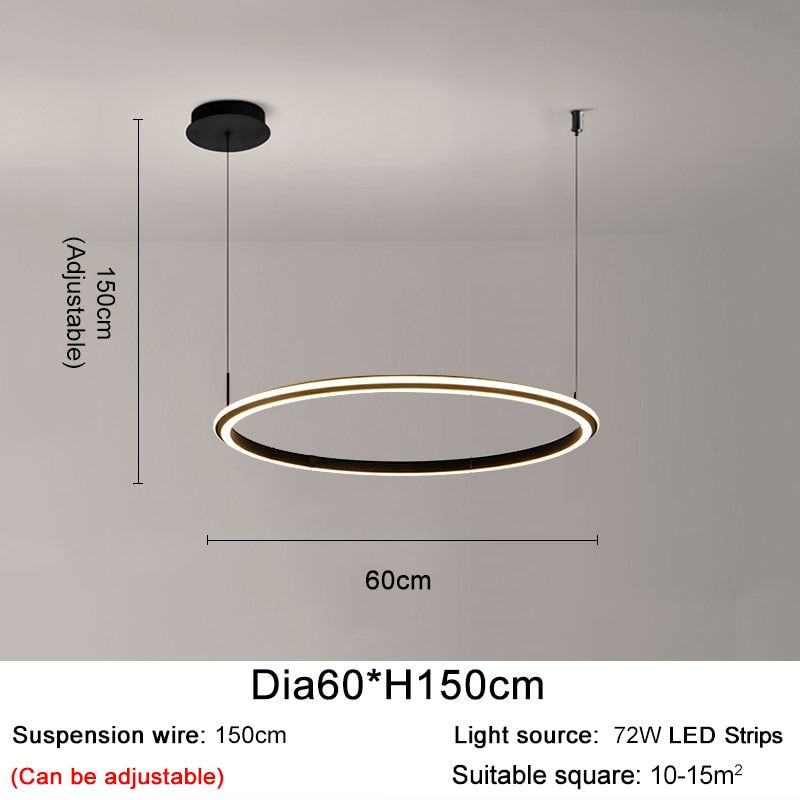 Ylk Ring Luxury LED Chandelier