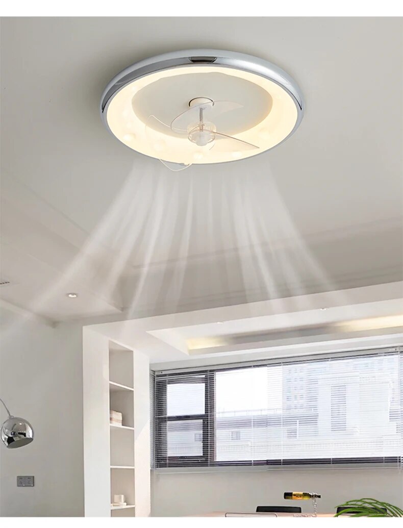 Qiyi Karamin Modern LED Ceiling Fan Controller