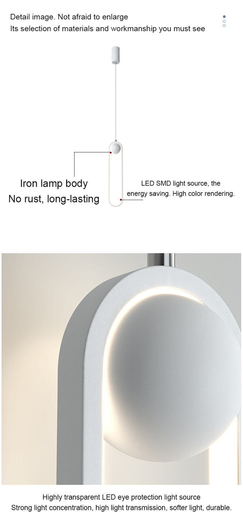 Lyf Daria Elegant Nordic Pendant Lights