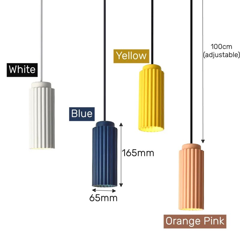 Minimalism Modern LED Pendant Lights Nordic GU10 Art