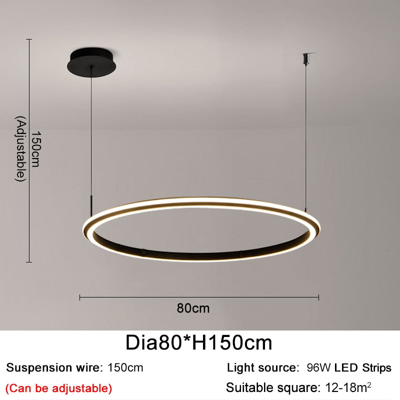 Ylk Ring Luxury LED Chandelier