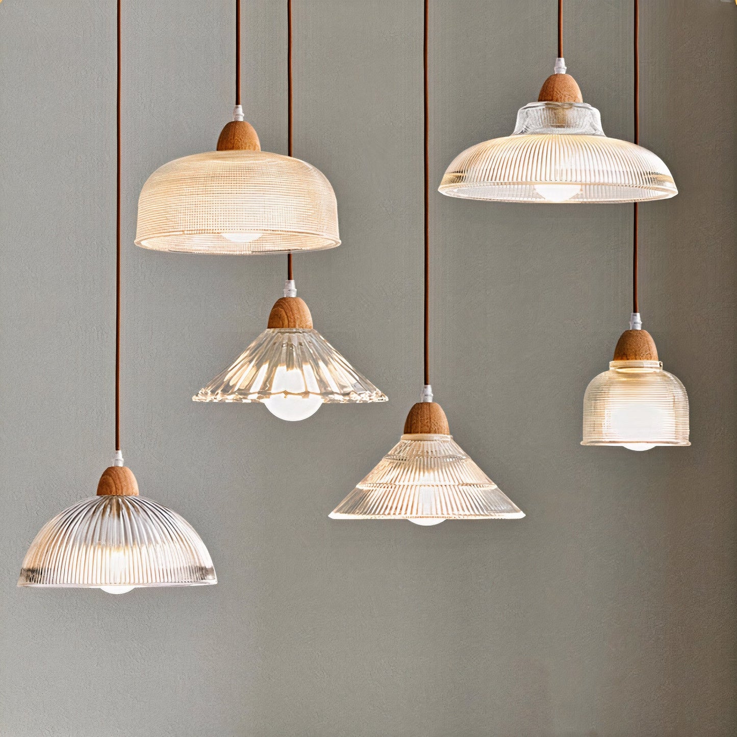 Wad Nordic Glass Pendant Lamp