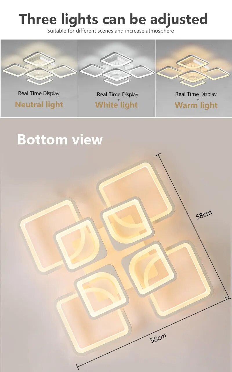 Qiyi Kaoli Modern LED Chandelier